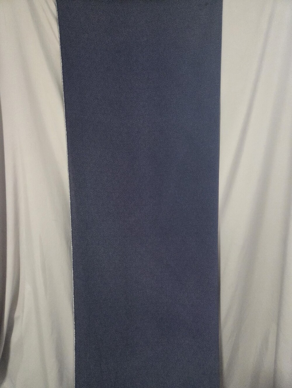 Reversible Blue Polka Dot Fabric Remnant